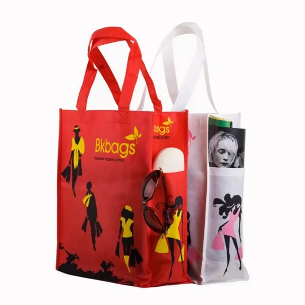 PP non-woven BKS bag with side packet PP 无纺布袋带侧袋