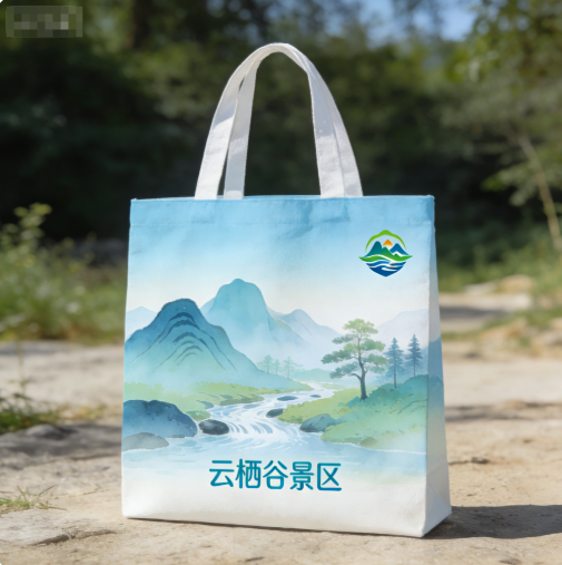文旅行业无纺布袋 定制环保手提袋 景区宣传礼品袋厂家直供